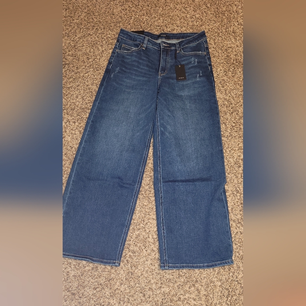 Classic Blue Wide-Leg Jeans